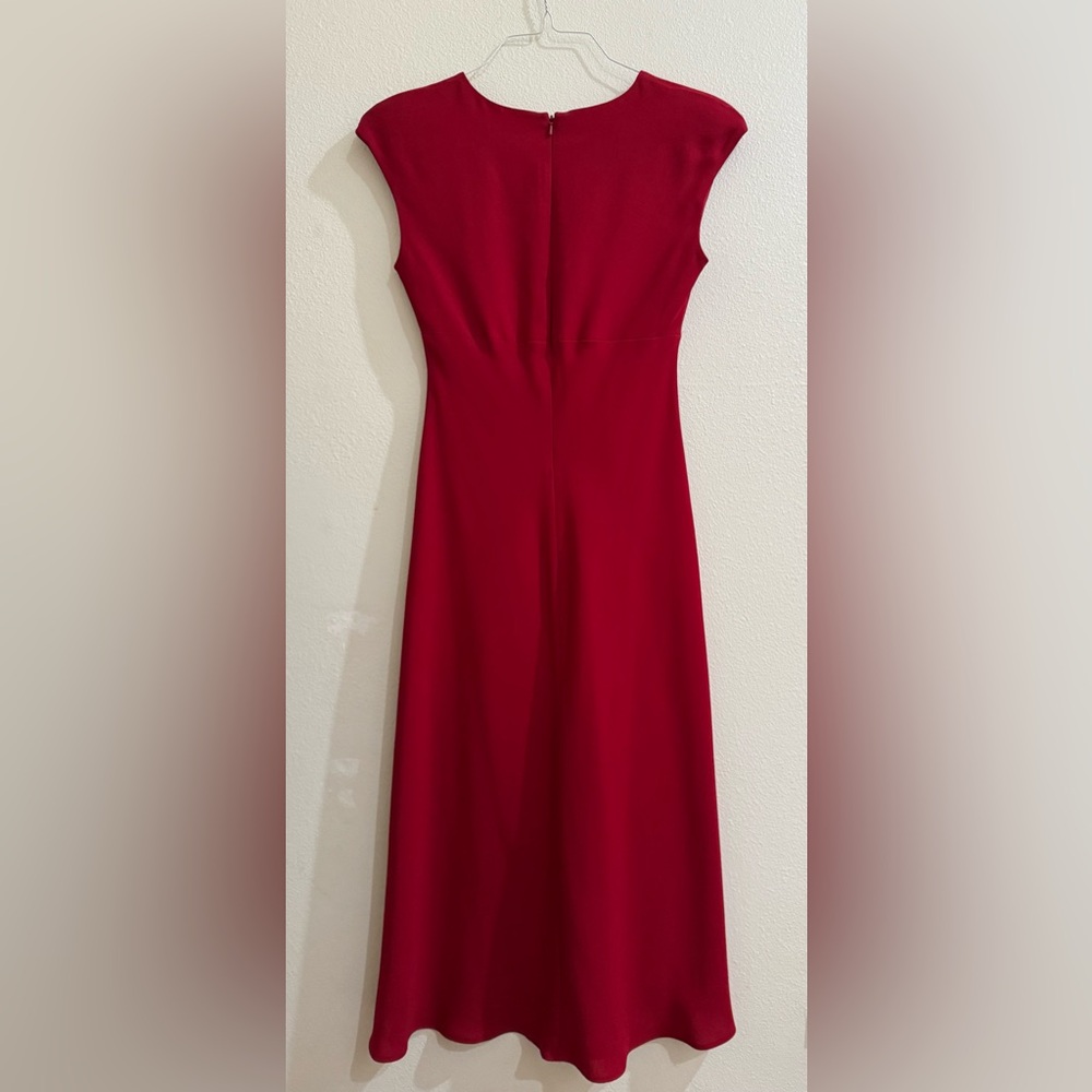 Red cocktail dress